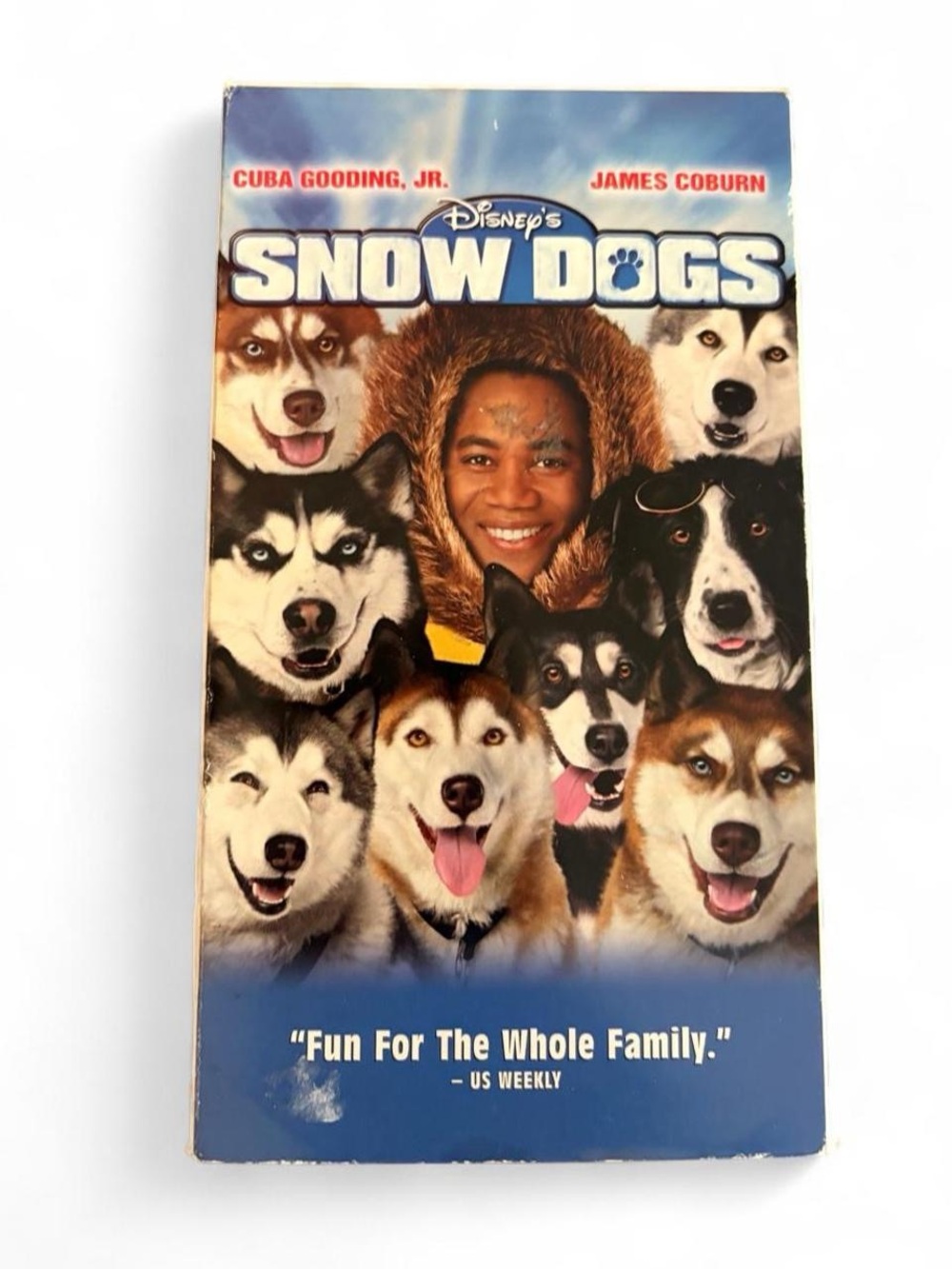 Disney Snow Dogs VHS - Blue, White, Brown